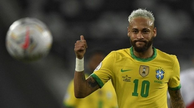 Neymar of Brazilian national team at Copa America 2021