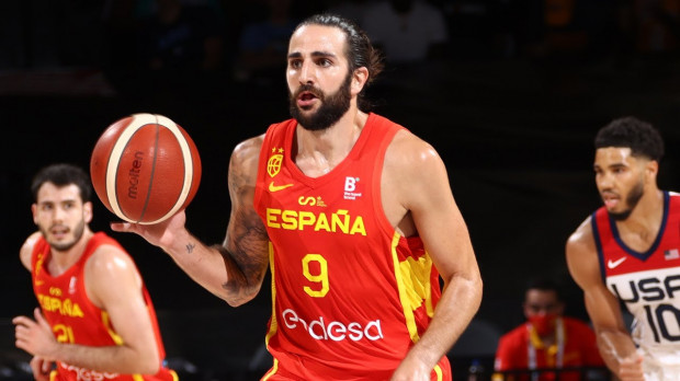 Ricky Rubio (Spain) is performing at the top level