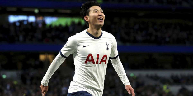 Heung Min-Son (Tottenham) scored a goal in the 2-2 draw against Liverpool