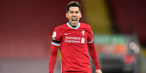 Roberto Firmino (Liverpool) scored a nice goal in the 4-1 victory over Shrewsbury